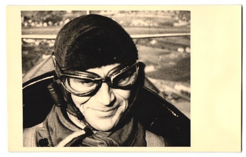 Fotografie flugzeug pilot - flugzeug-pilot, der