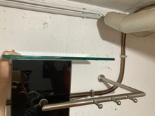 Garderobe Sicherheitsglas schwarz edel hochwertig