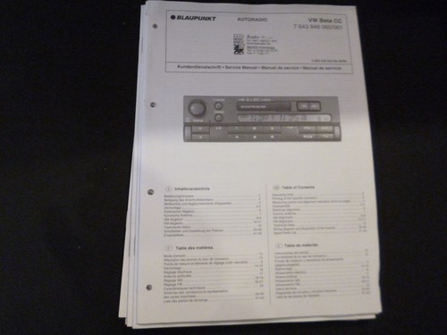 Original service manual - original,