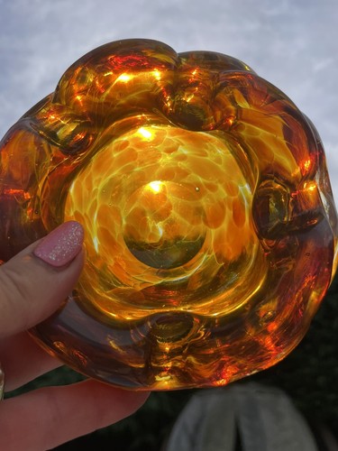 Mdina glas orange - mdina,