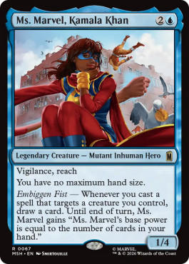 Magic mtg miss marvel - -,