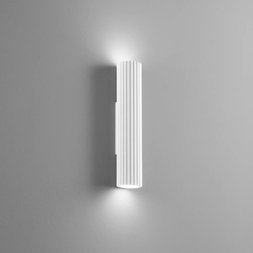 Elegante wandlampe aus gips - aus,