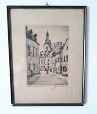 Original Radierung Theo Blum