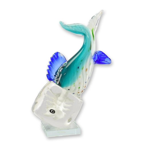 Figur glas murano stil fisch - figur,