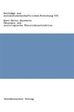 Ökonomie Und Soziologische