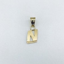 21k Gelbgold Buchstabe N