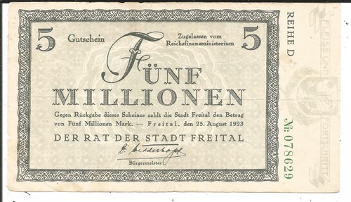 Stadt freital millionen mark - freital,5,