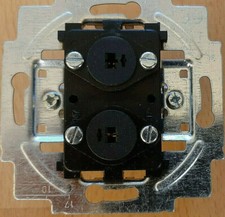 4 Stck. Busch-Jaeger Lautsprecher Steckverbindereinsatz , ohne Zentralscheiben