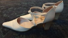 Caprice Leder Pumps Weiß Gr 6