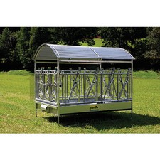 PATURA Großballenraufe Heuraufe mit Fangfressgitter