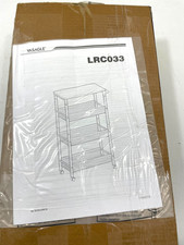 Vasagle Rollwagen Küchenregal auf Rollen LRC033 weiß