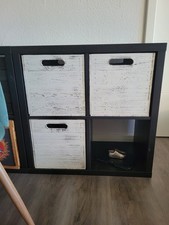 3er set Holzbox Vintage Weiss