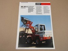 Prospekt Schaeff SKL 851 A