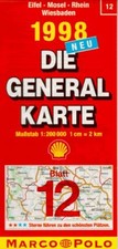 Generalkarte Deutschland 12. Eifel, Mosel, Rhein, W... | Buch | Zustand sehr gut