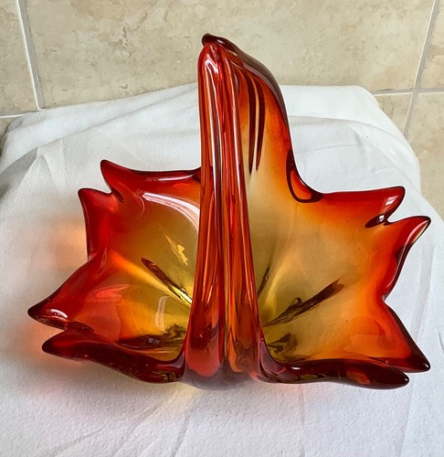 Tolle orange murano glas - orange,