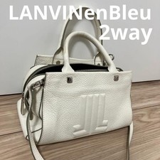 Schultertasche LANVIN en Bleu