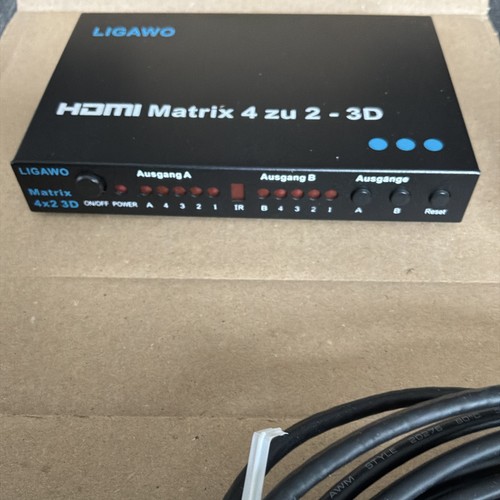 Ligawo hdmi matrix 4x2 mit - ligawo, 3d