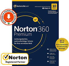 NORTON 360 Premium 2026 10 Geräte 3 Jahre  Internet Security  KEIN ABO