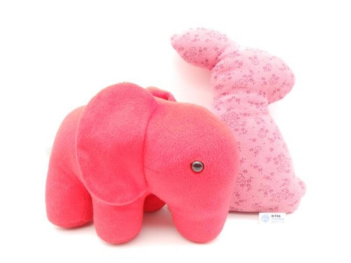 Vintage roter elefant - vintage,