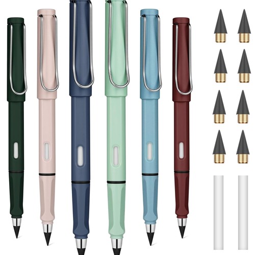 Ewiger bleistift metall - set, 6