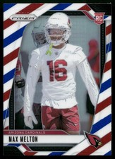 Max Melton Rookie - 2024 Panini Prizm Football - RWB Prizm #376