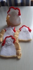 Eier Wärmer - 4 Stück - gehäkelt - Handarbeit