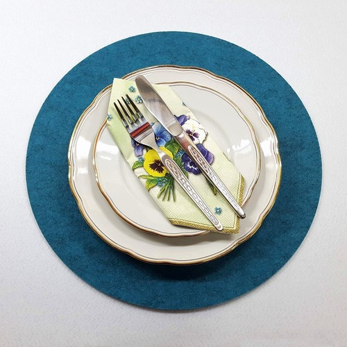 Filz untersetzer platzset rund - filz,