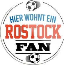 Rostock fan magnet fußball - "rostock,
