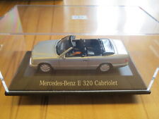Mercedes E 320 Cabriolet W124 A124 Brilliant Silber Silver Herpa 1:43 Cabrio