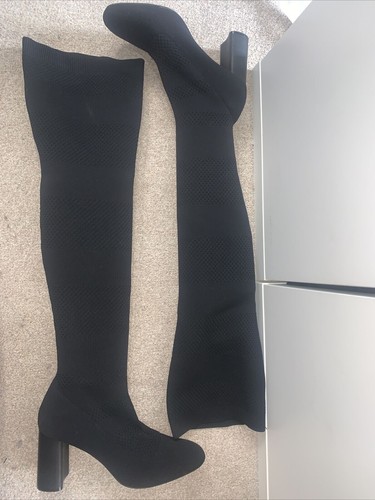 Schwarze stretch overknee high - schwarze,