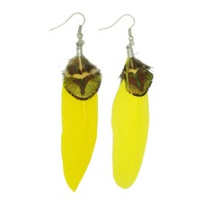 1 Paar Federohrringe Ohrringe