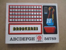 DDR Famos Stempelspiel  Nr. 527 " Druckerei  "