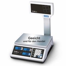 Ladenwaage- Geeicht mit Hochanzeige als Marktwaage Hofwaage Gemüsewaage