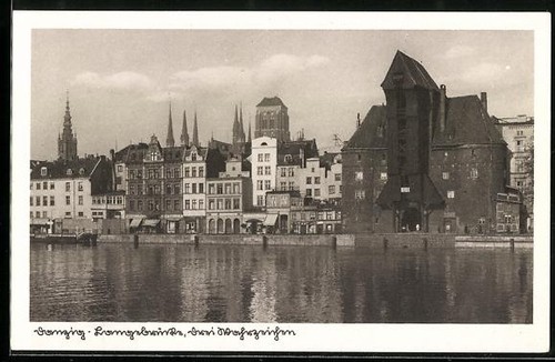 Danzig gdansk hafenansicht - danzig, /