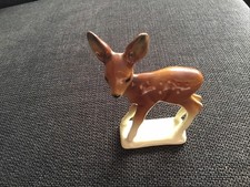 Wunderschöne alte kleine Keramik Figur kleines  " Reh " Vintage ca.10 H / B ca.5