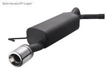 Ulter Sportauspuff Audi TT 8N Coupe, Cabrio 98-06 100mm rund eingerollt gerade