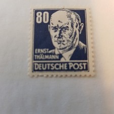 Briefmarke SBZ Ernst thälmann