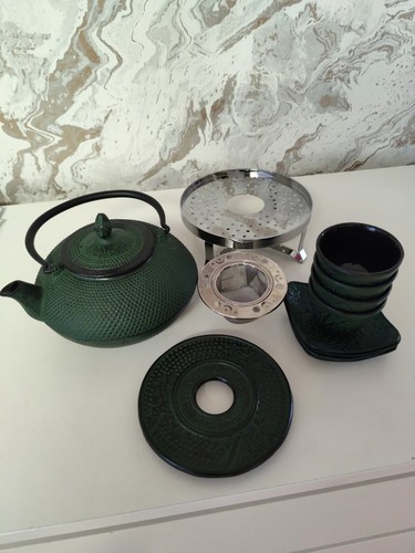 Gusseisen tee set - gusseisen, 0.8