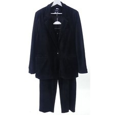 VERO MODA Hosenanzug Blazer & Hose Samtvelour Schwarz Gr. L / XL