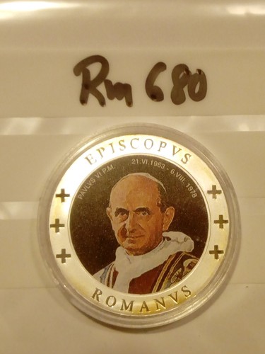 Medaille vatikan papst paulus - papst,