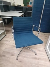 Vitra - EA 107 - Konferenzstuhl / Besucherstuhl - Hopsak - Türkis - A345