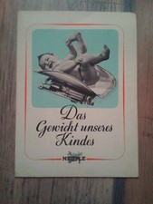 Nestle Pelargon Baby Wiegekarte Lindau Bodensee Arzt Hebamme Mutter 50er Jahre