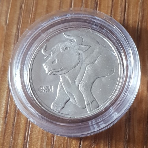 10oz silber stier und bär - 1/10oz,