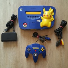 Nintendo 64 Konsole Pokemon Pikachu Edition N64 Spielkonsole + Controller (GUT)