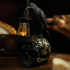 Gothic Raben Figur auf