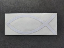 Fischaufkleber- Weiß (*NEU*)