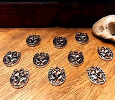 10 Klee - Kleeblatt Hufeisen