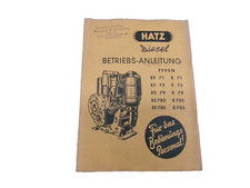 Betriebsanleitung: Hatz Diesel  ma0809675 Version B