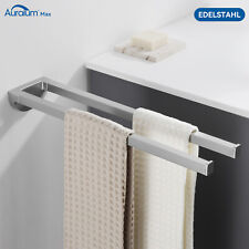 2-armig Handtuchhalter Handtuch Halter Doppel Wand Bad Edelstahl Handtuchstange 