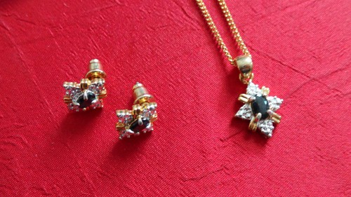 Edelmodeschmuck mit saphiren - mit,